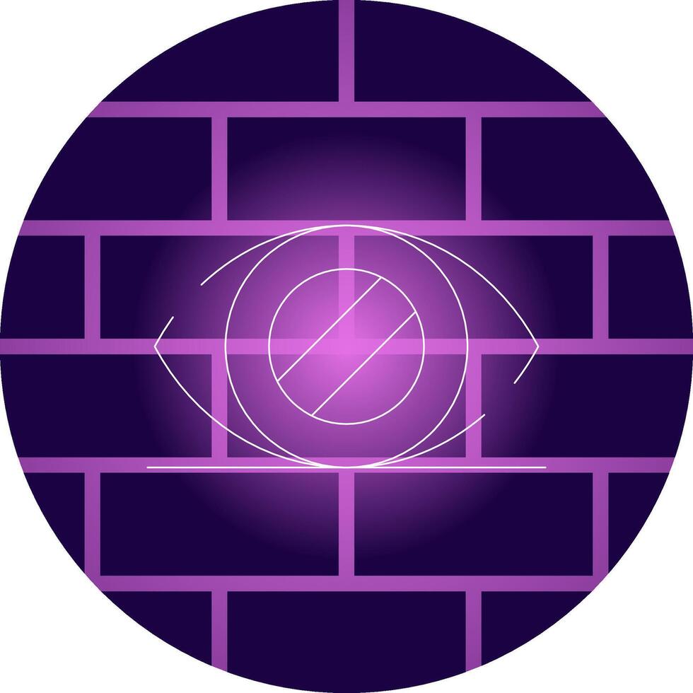 glaukom kreativ ikon design vektor