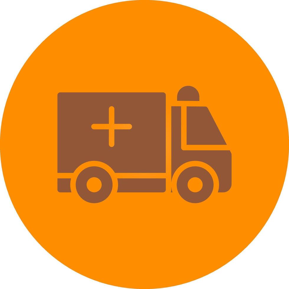 Krankenwagen kreatives Icon-Design vektor