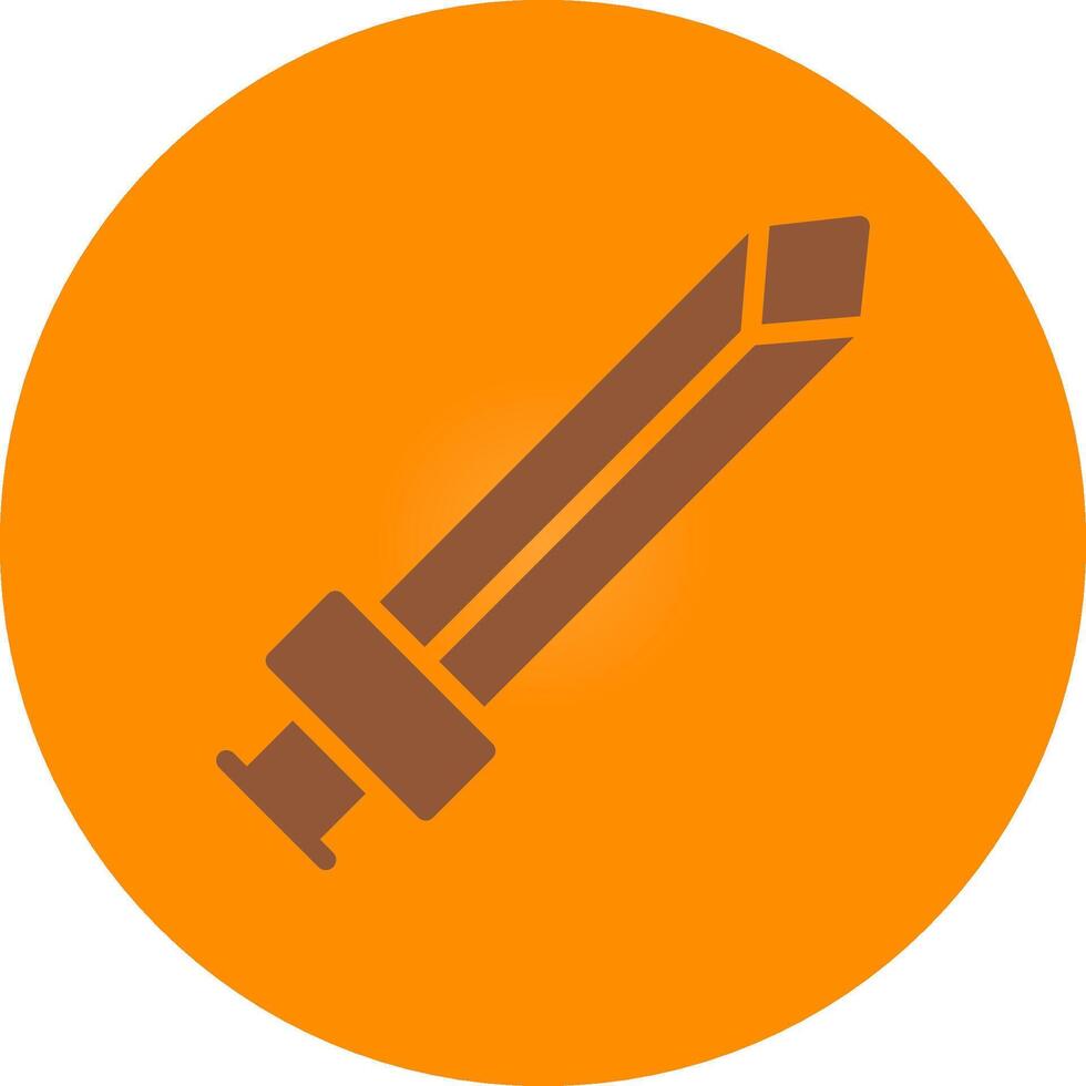 Schwert kreatives Icon-Design vektor