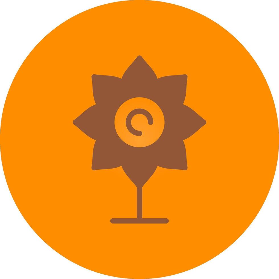 kreatives Icon-Design mit Blumen vektor