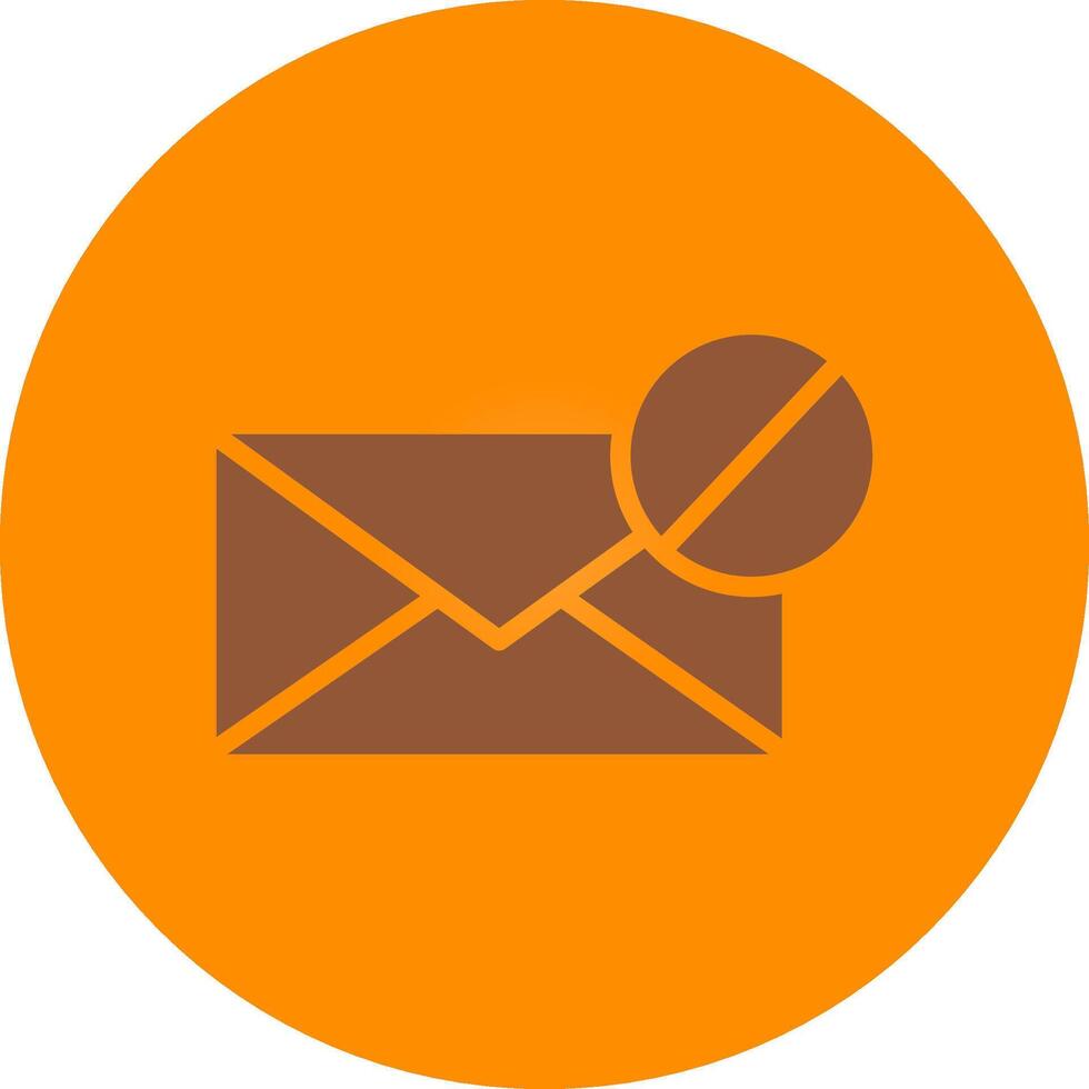 E-Mail-Block kreatives Icon-Design vektor