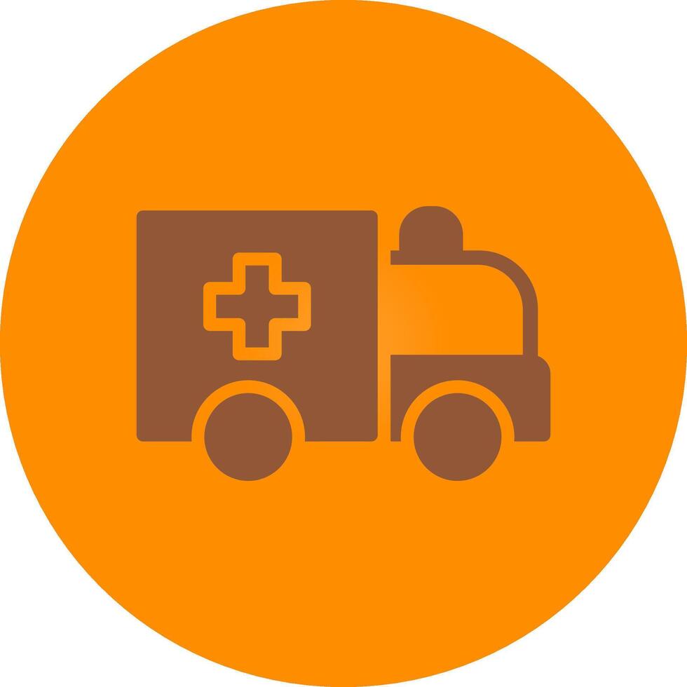 Krankenwagen kreatives Icon-Design vektor