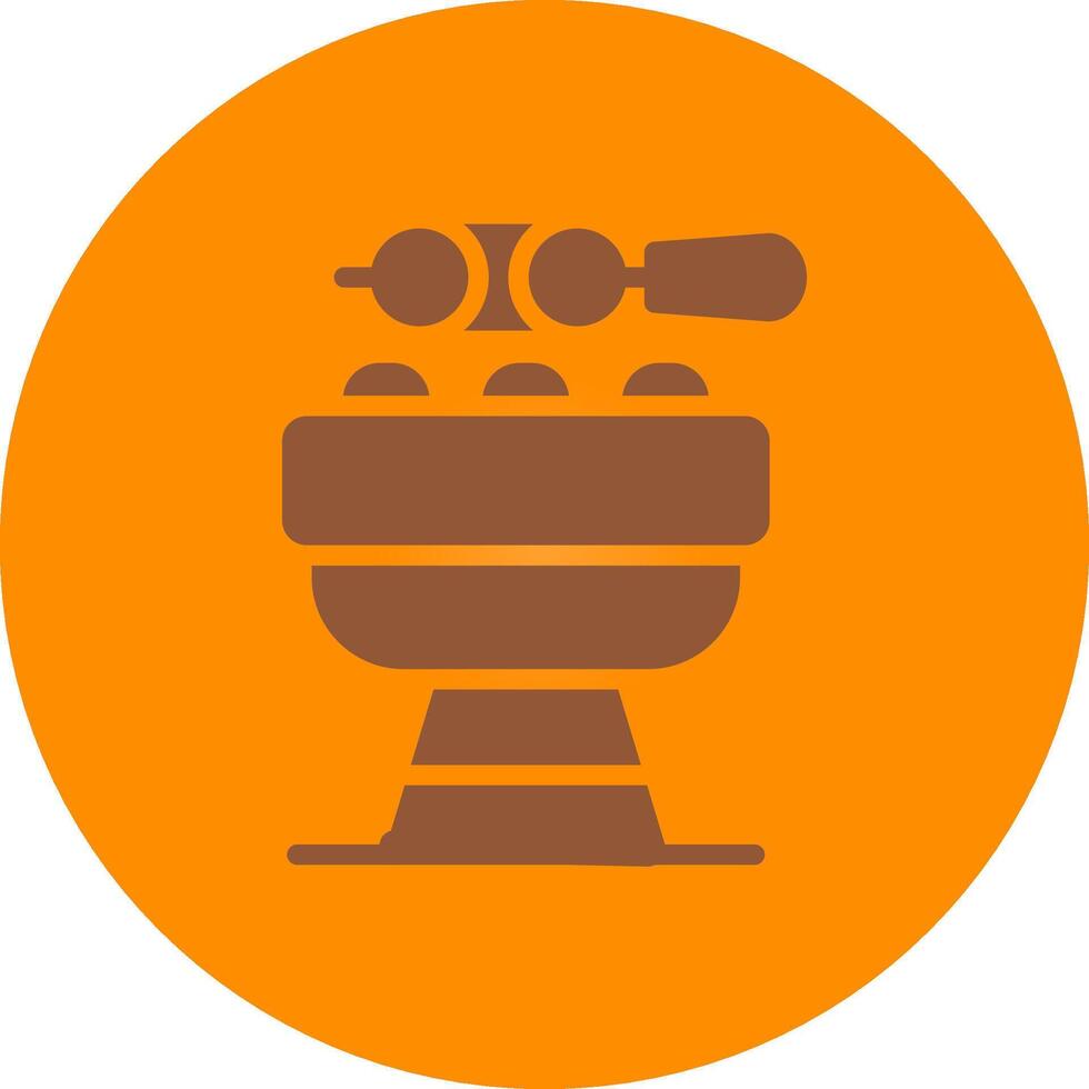 BBQ kreatives Icon-Design vektor