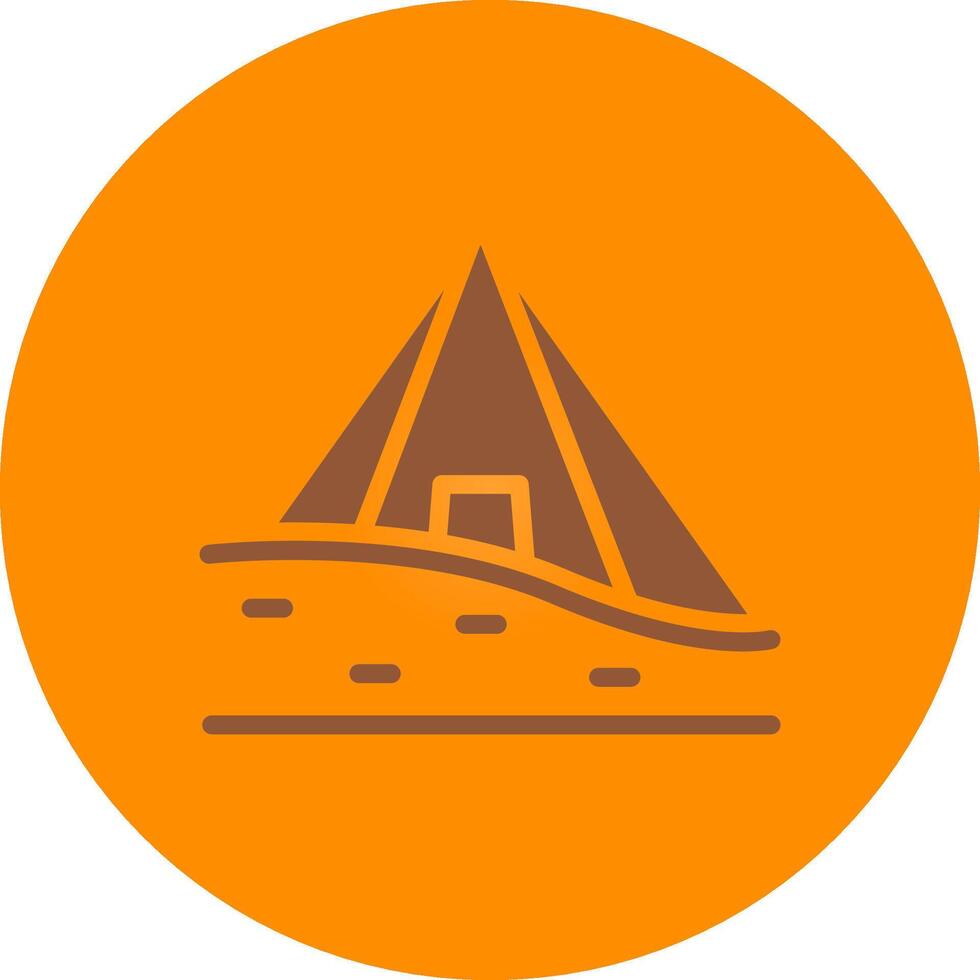 Pyramide kreatives Icon-Design vektor