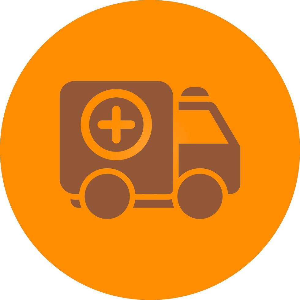 Krankenwagen kreatives Icon-Design vektor