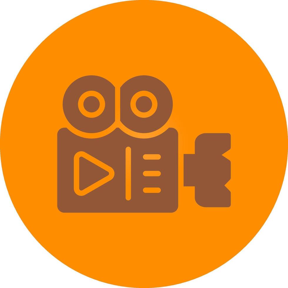 Videokamera kreatives Icon-Design vektor