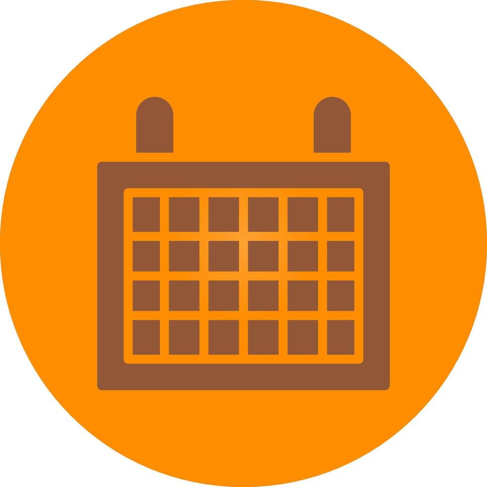 Kalender kreatives Icon-Design vektor