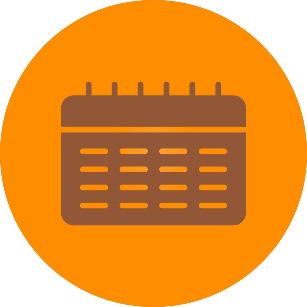 Kalender kreatives Icon-Design vektor