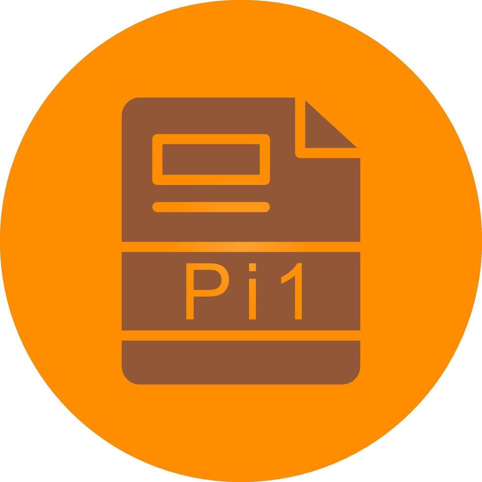 pi1 kreativ ikon design vektor