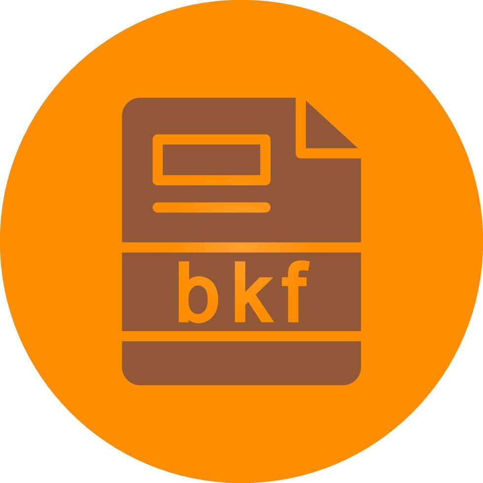 bkf kreativ ikon design vektor