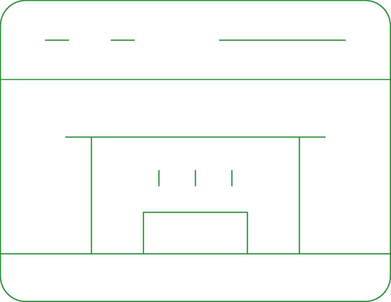 linje grön lutning design vektor