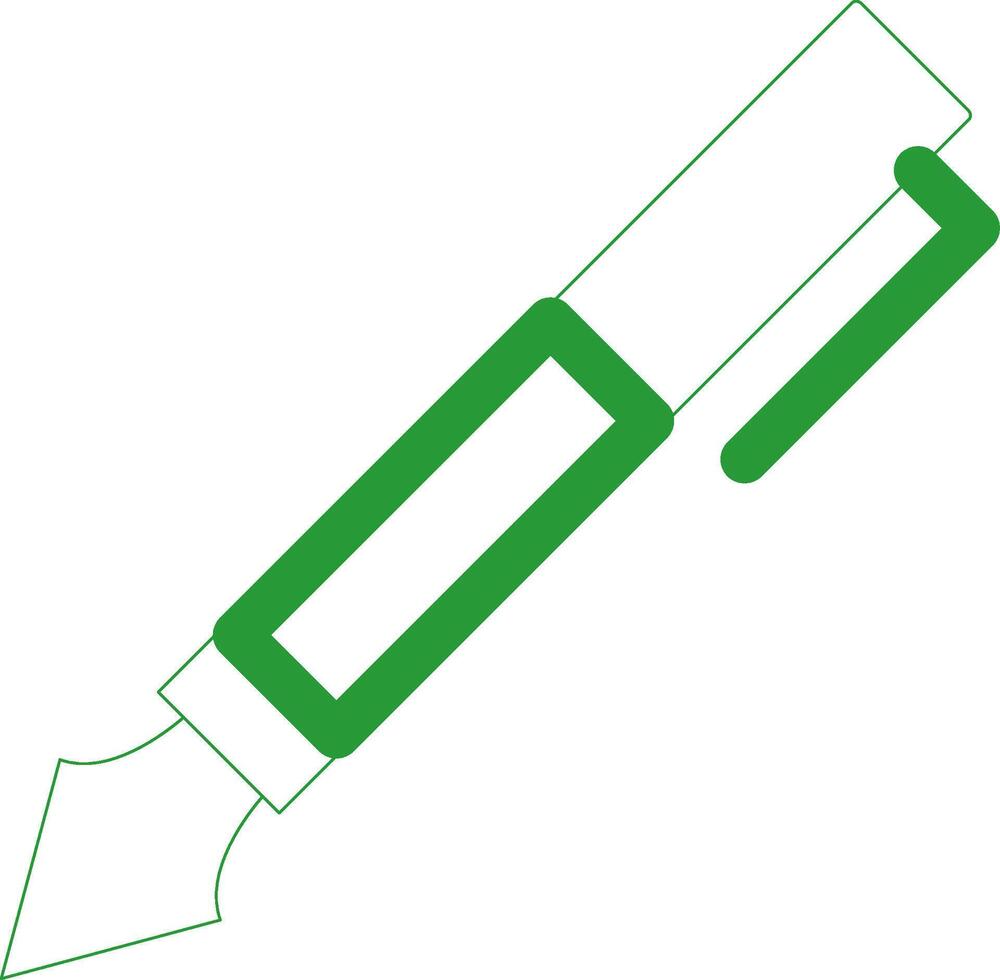 Linie Grün Gradient Design vektor