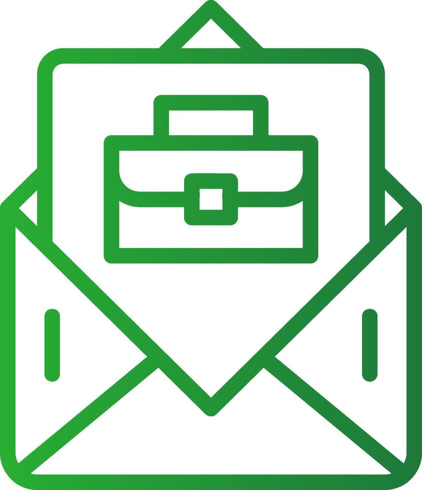 E-Mail kreatives Icon-Design vektor