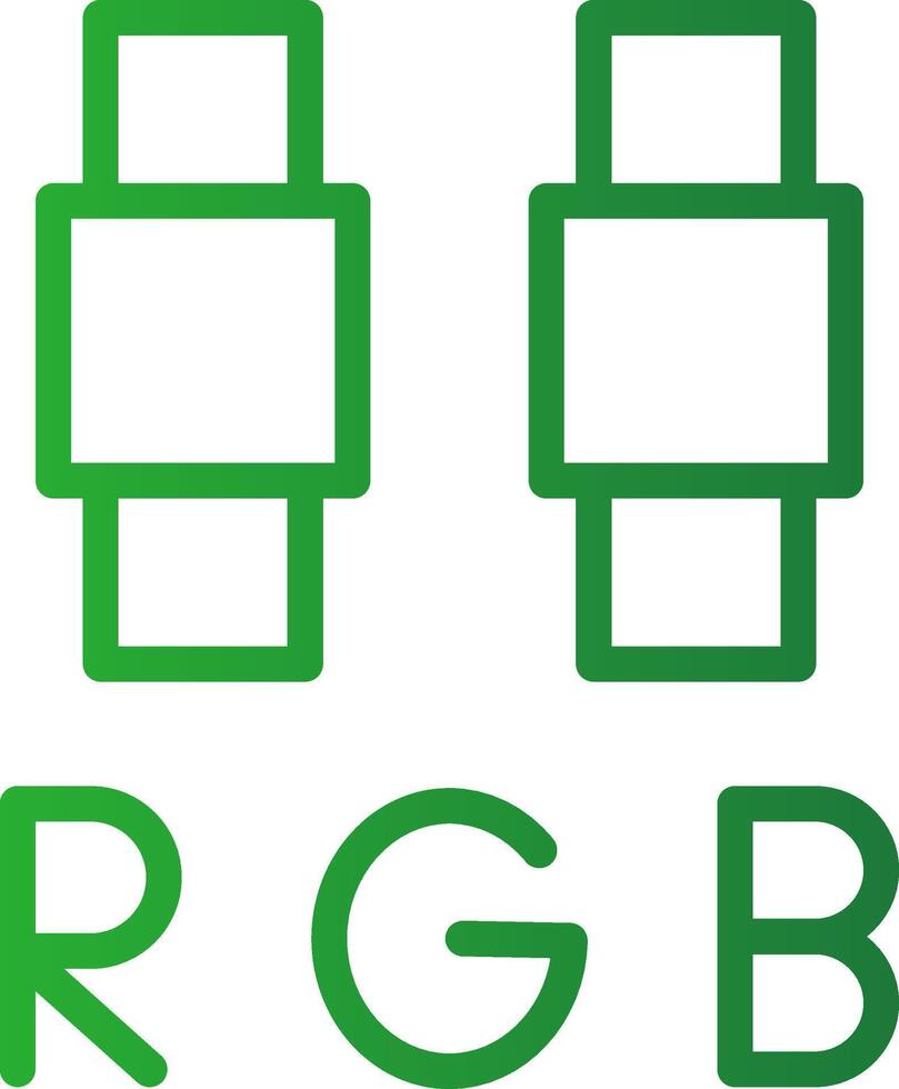 RGB-kreatives Icon-Design vektor