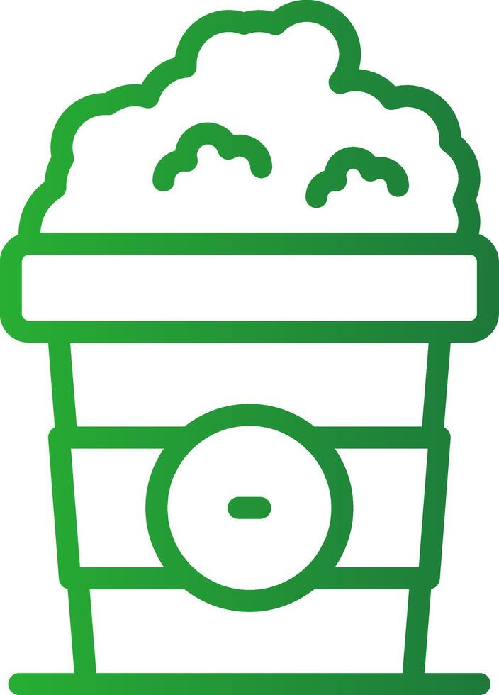 Popcorn kreatives Icon-Design vektor