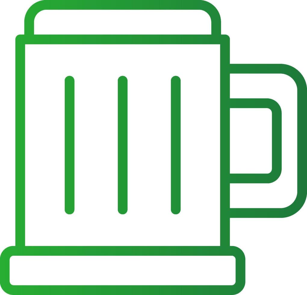 Pint Bier kreatives Icon-Design vektor