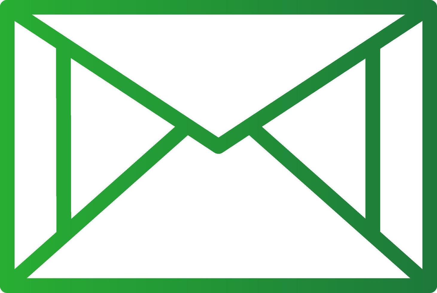 E-Mail kreatives Icon-Design vektor