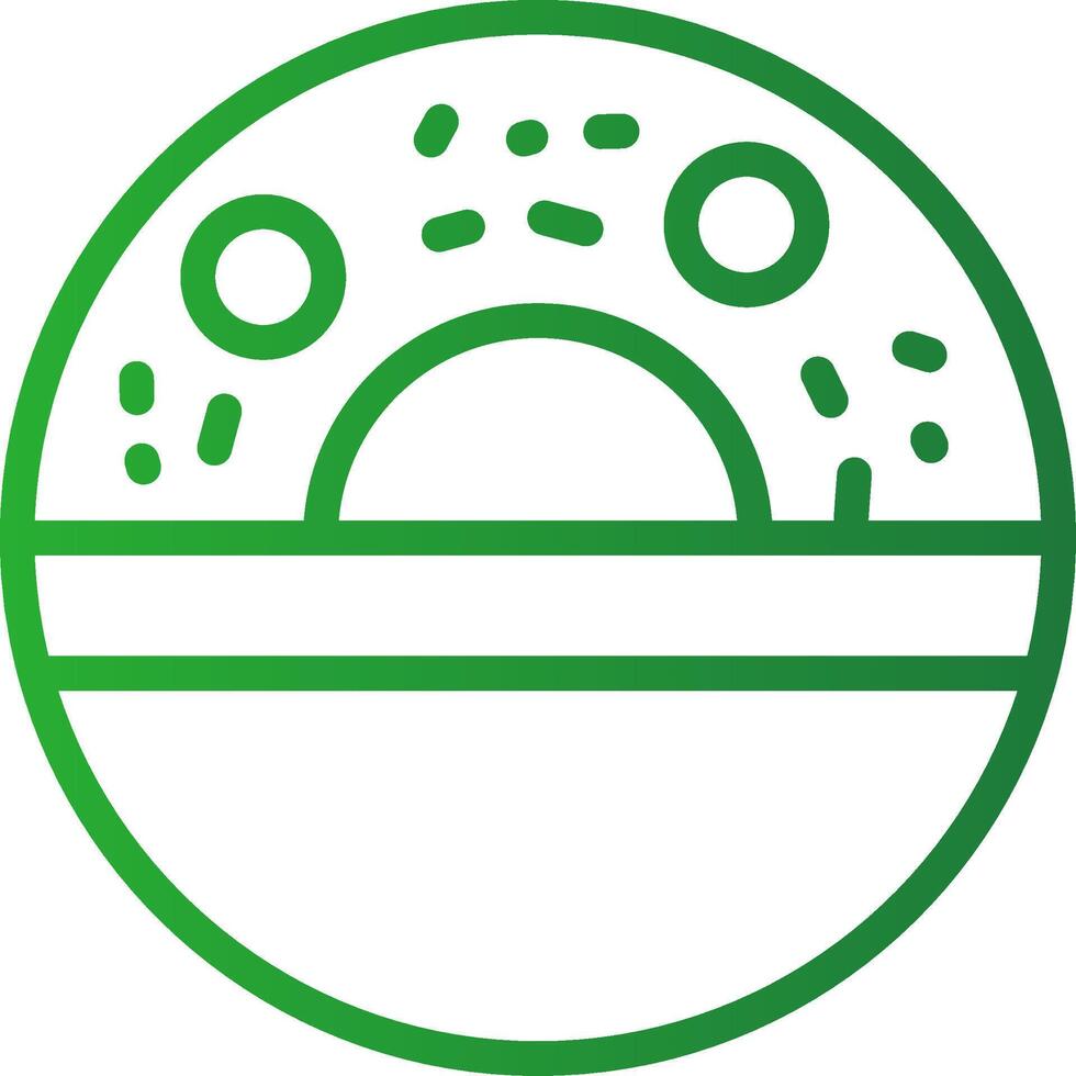 Krapfen kreativ Symbol Design vektor