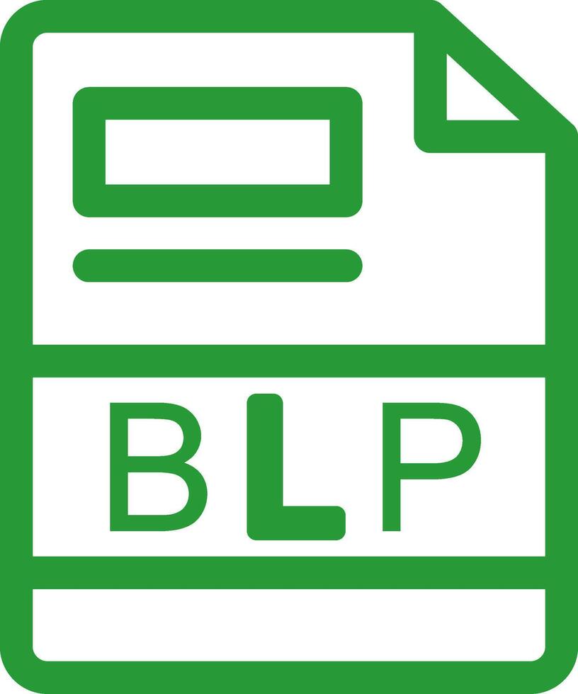 blp kreativ Symbol Design vektor