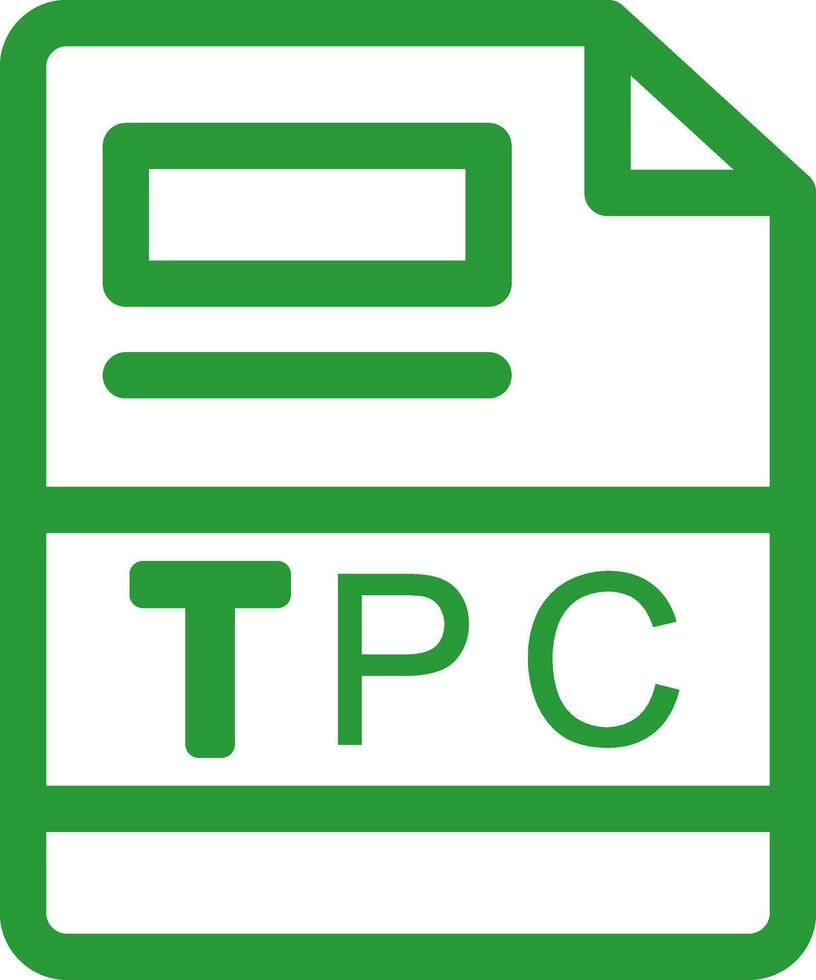 tpc kreativ ikon design vektor