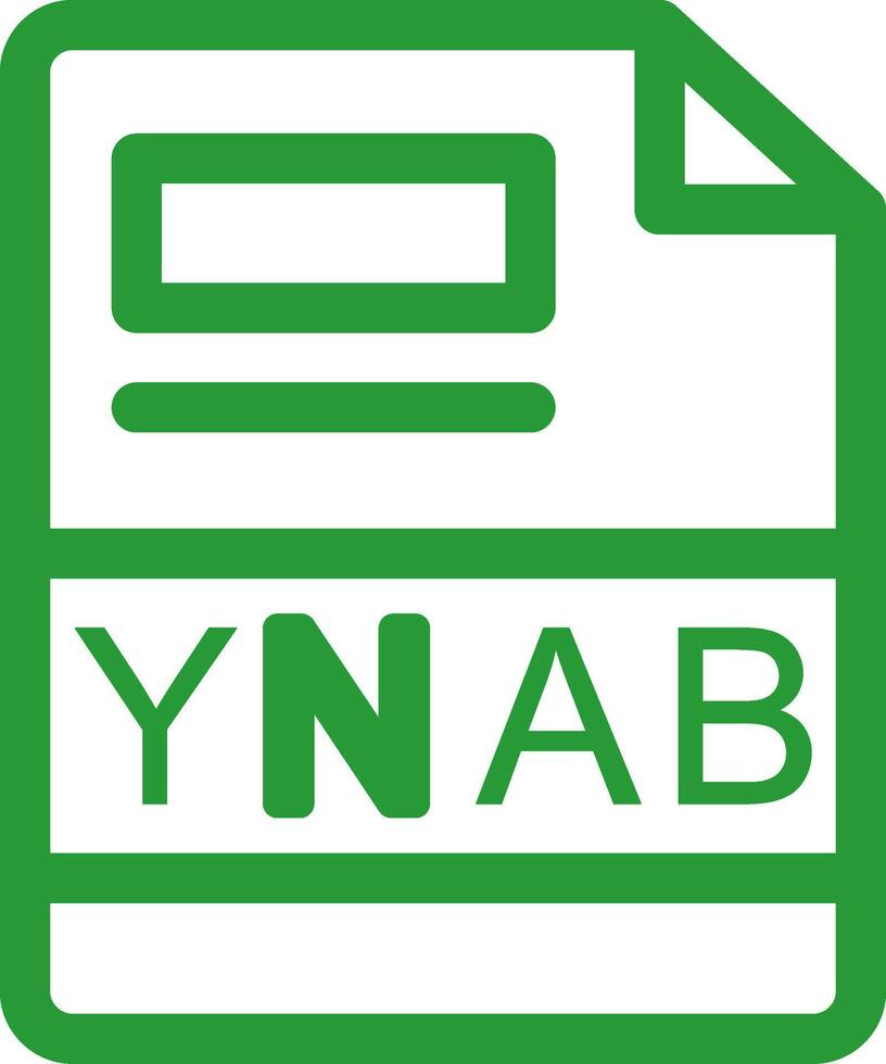 ynab kreativ ikon design vektor