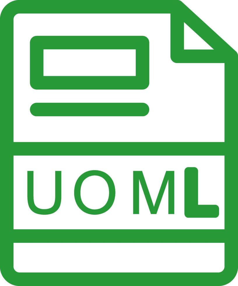 uoml kreativ Symbol Design vektor