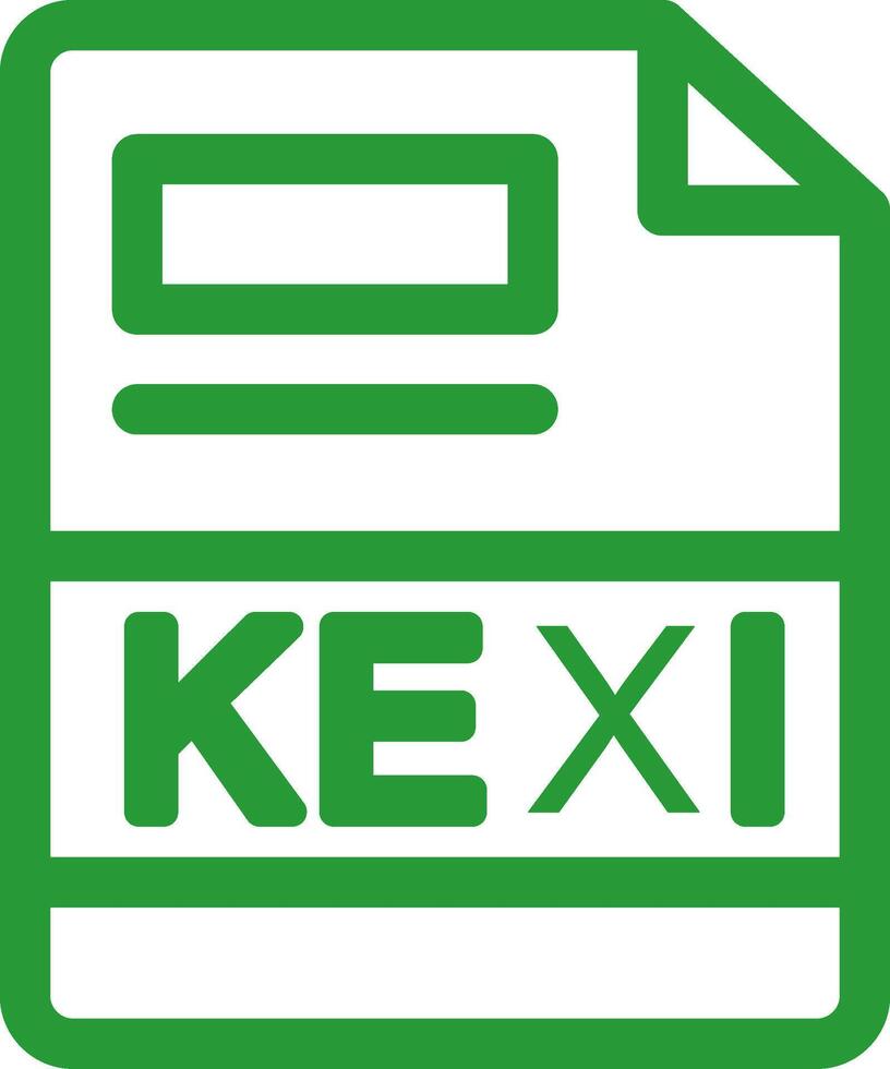 Kexi kreativ Symbol Design vektor