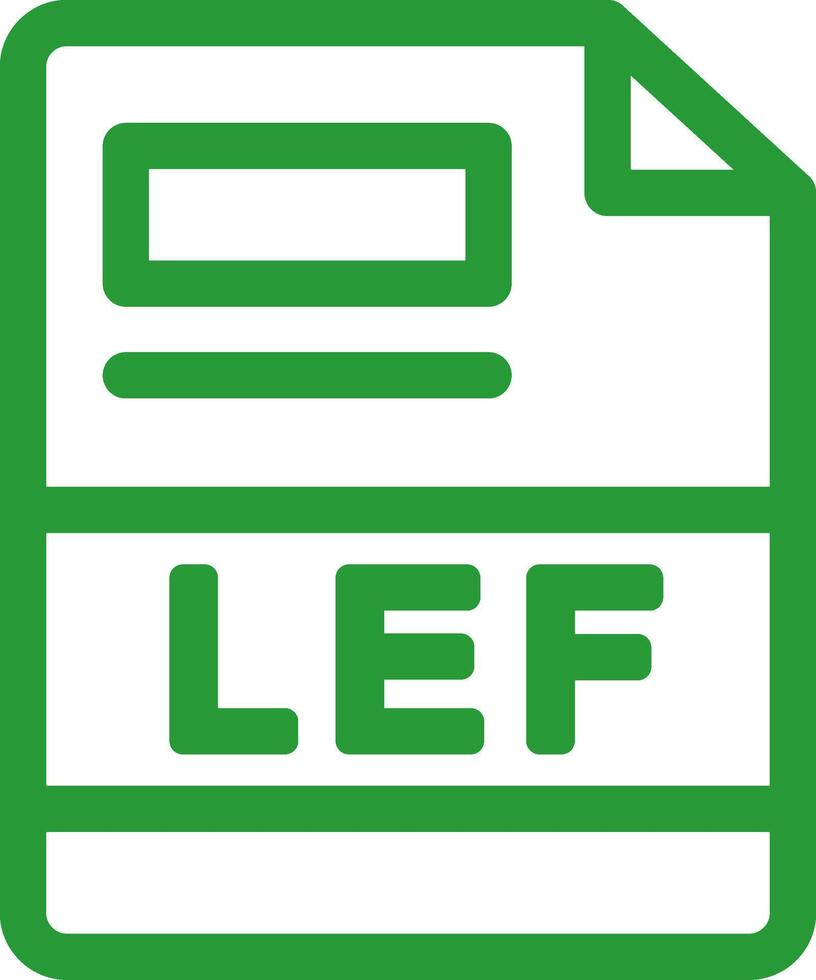 lef kreativ Symbol Design vektor