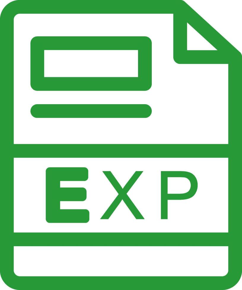 exp kreativ Symbol Design vektor