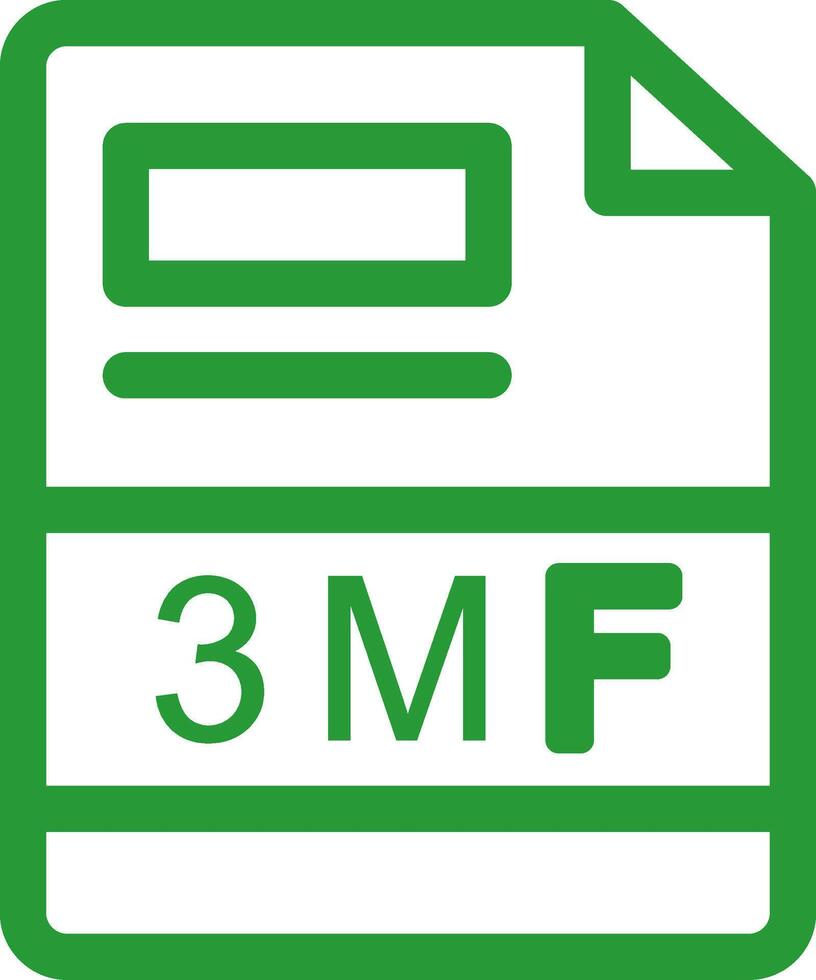 3mf kreativ Symbol Design vektor