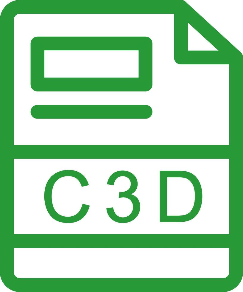 c3d kreativ Symbol Design vektor