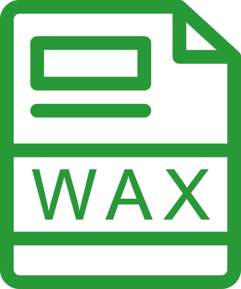 Wachs kreatives Icon-Design vektor