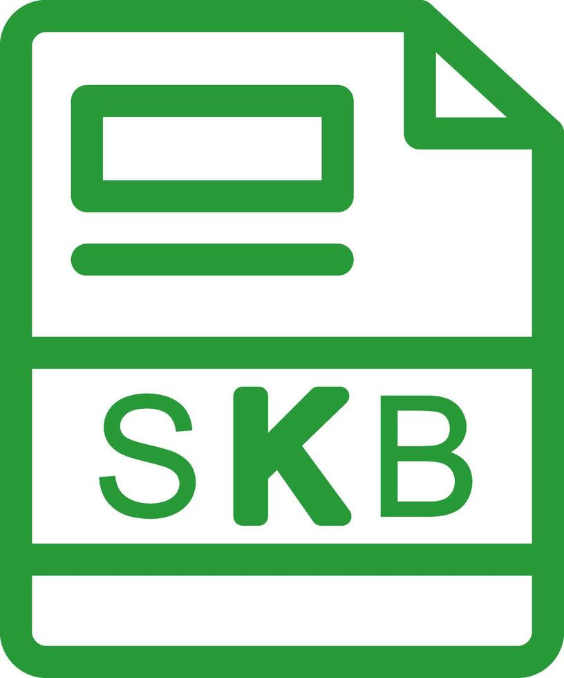 skb kreativ ikon design vektor