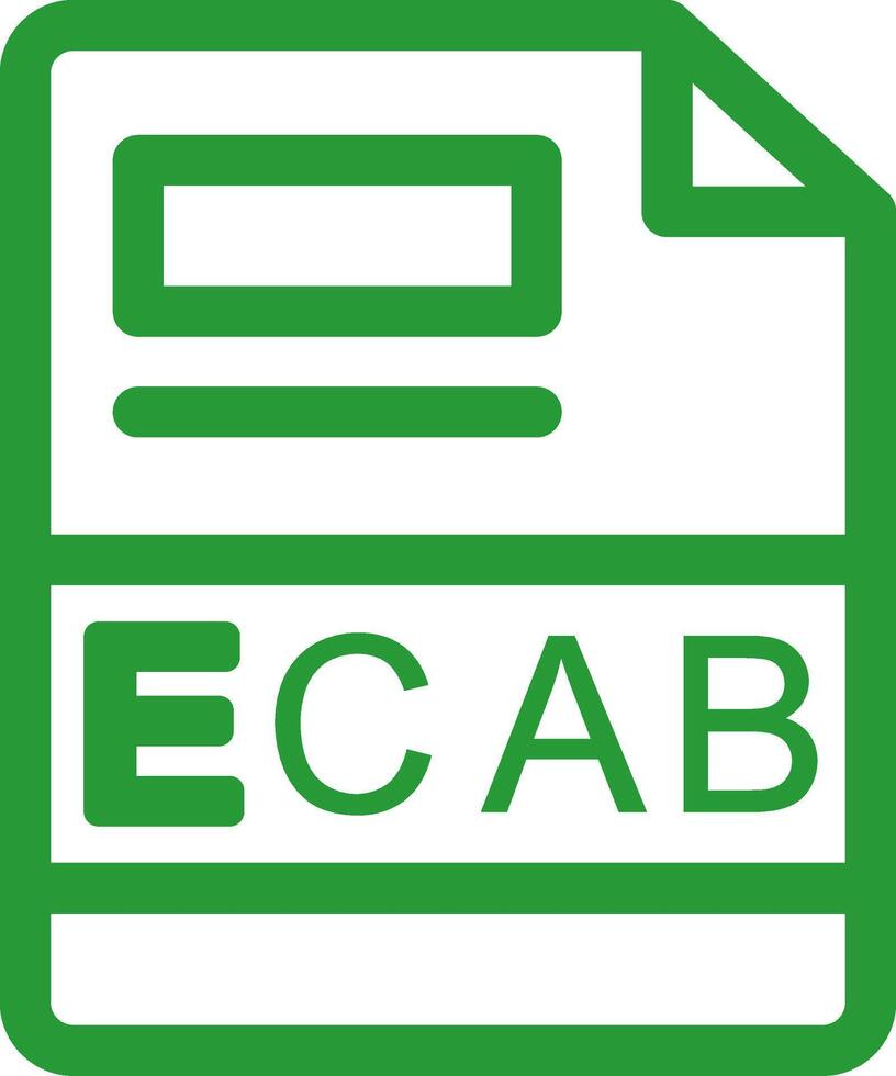 ecab kreativ ikon design vektor