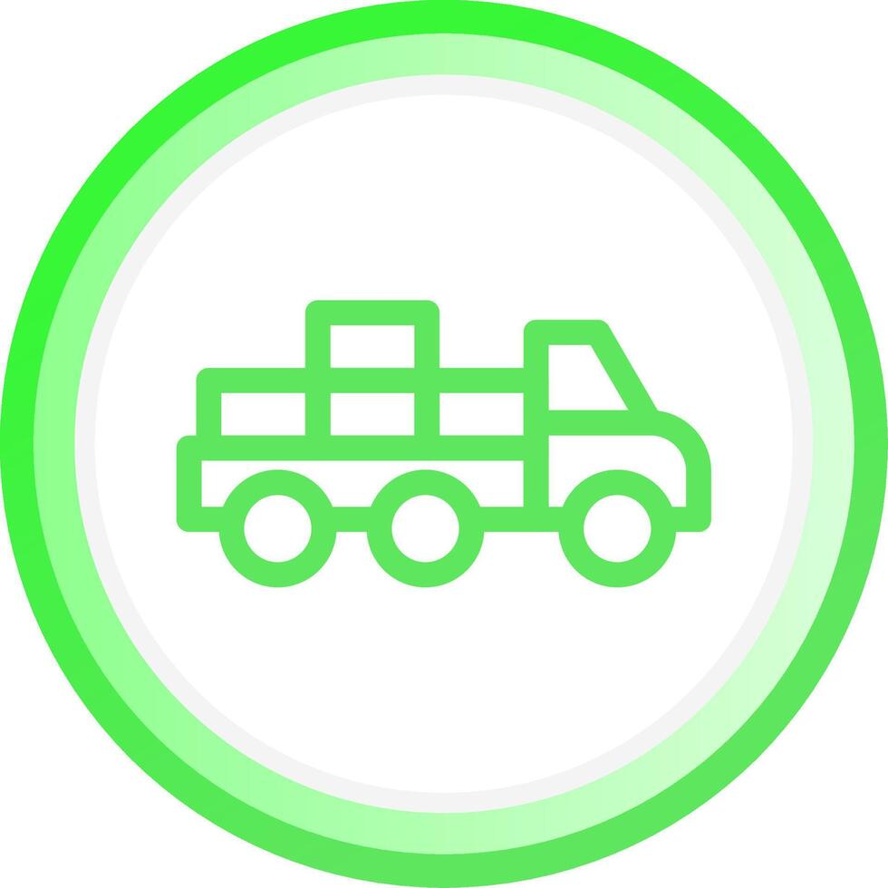 Mover Truck kreatives Icon-Design vektor