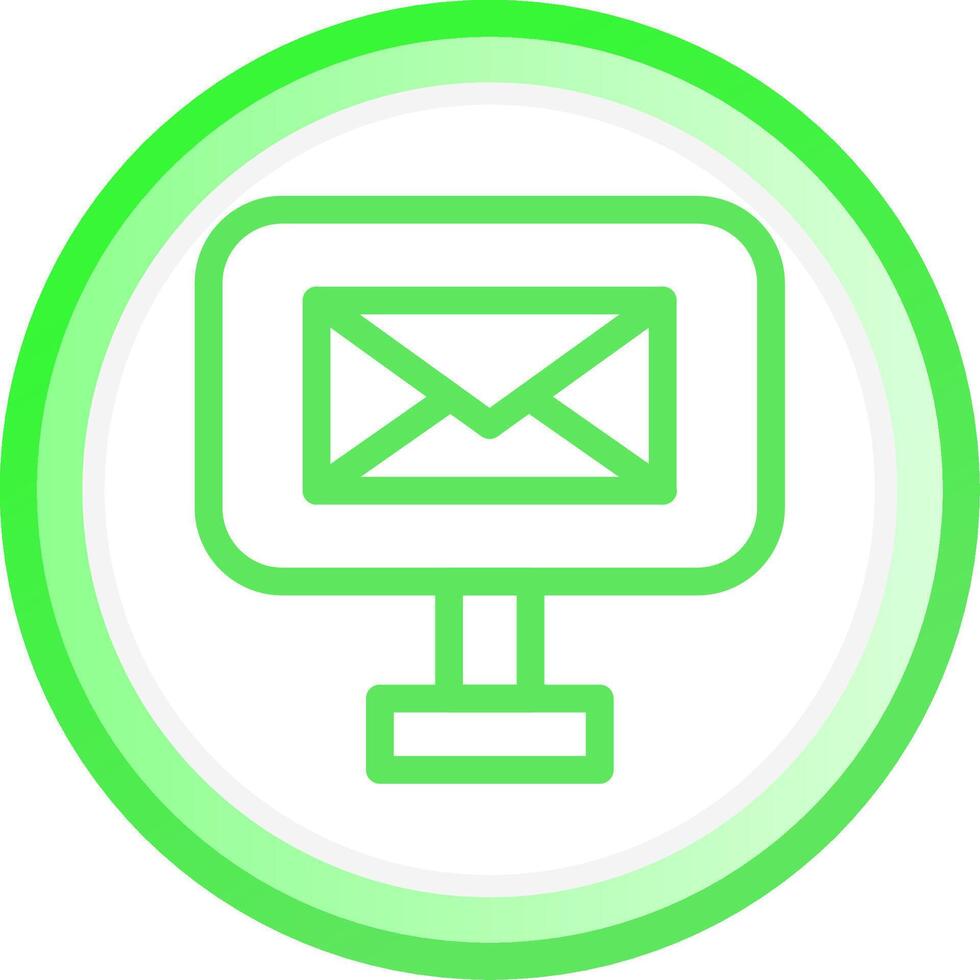 kreatives Icon-Design für digitale E-Mails vektor