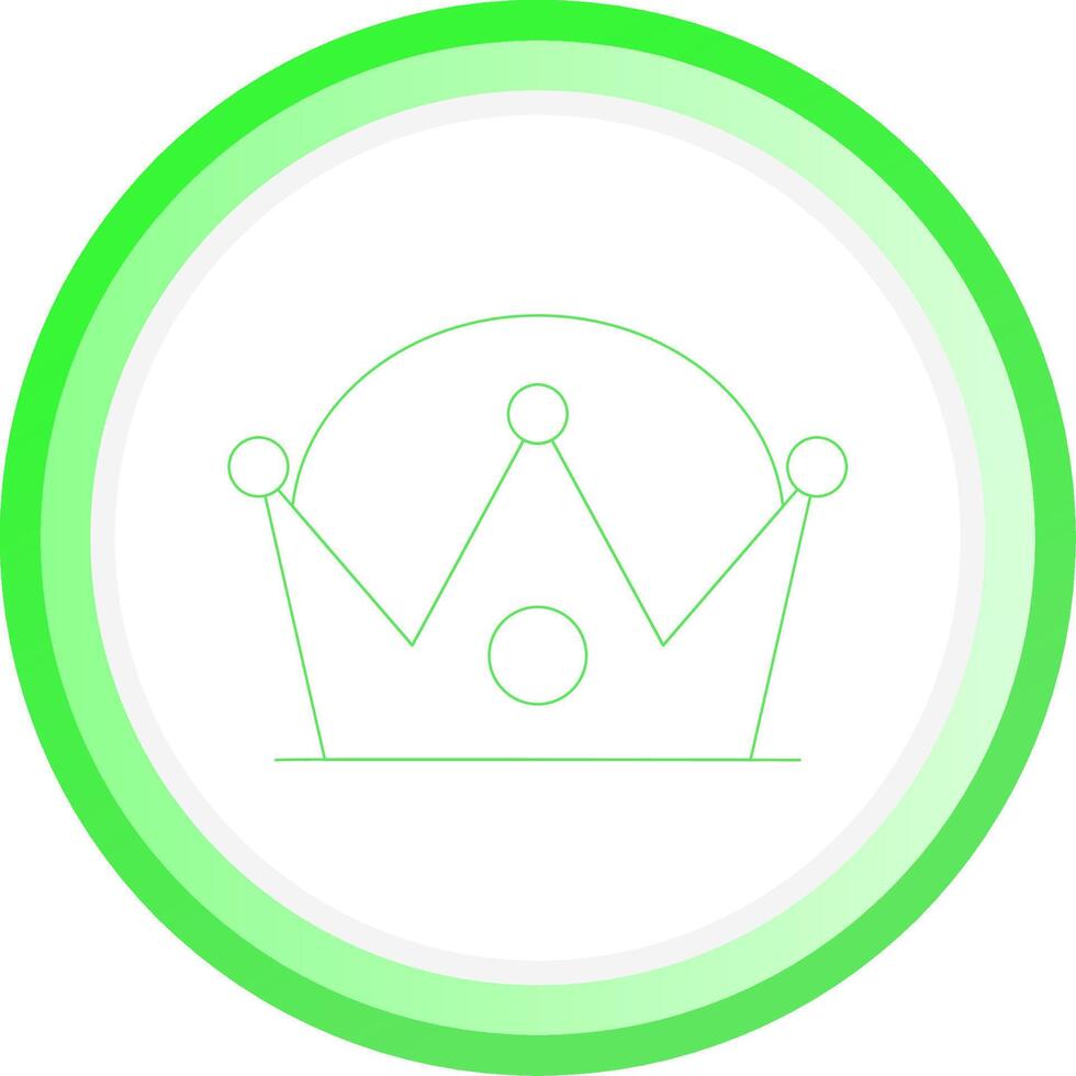 Tiara kreatives Icon-Design vektor