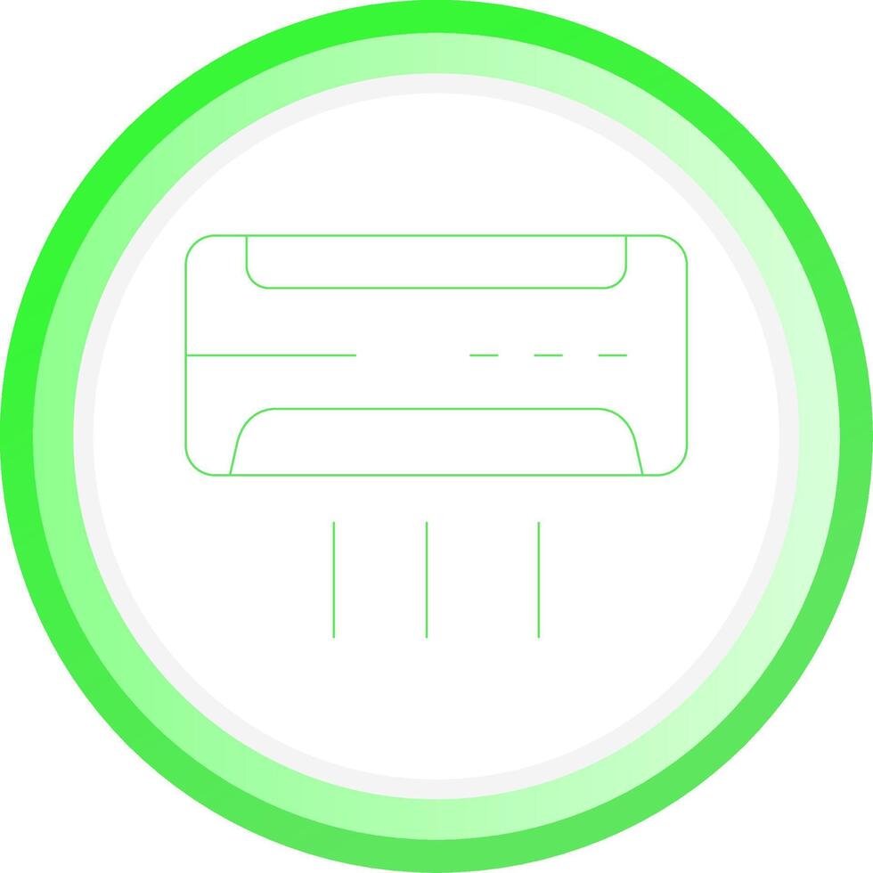 Klimaanlage kreatives Icon-Design vektor