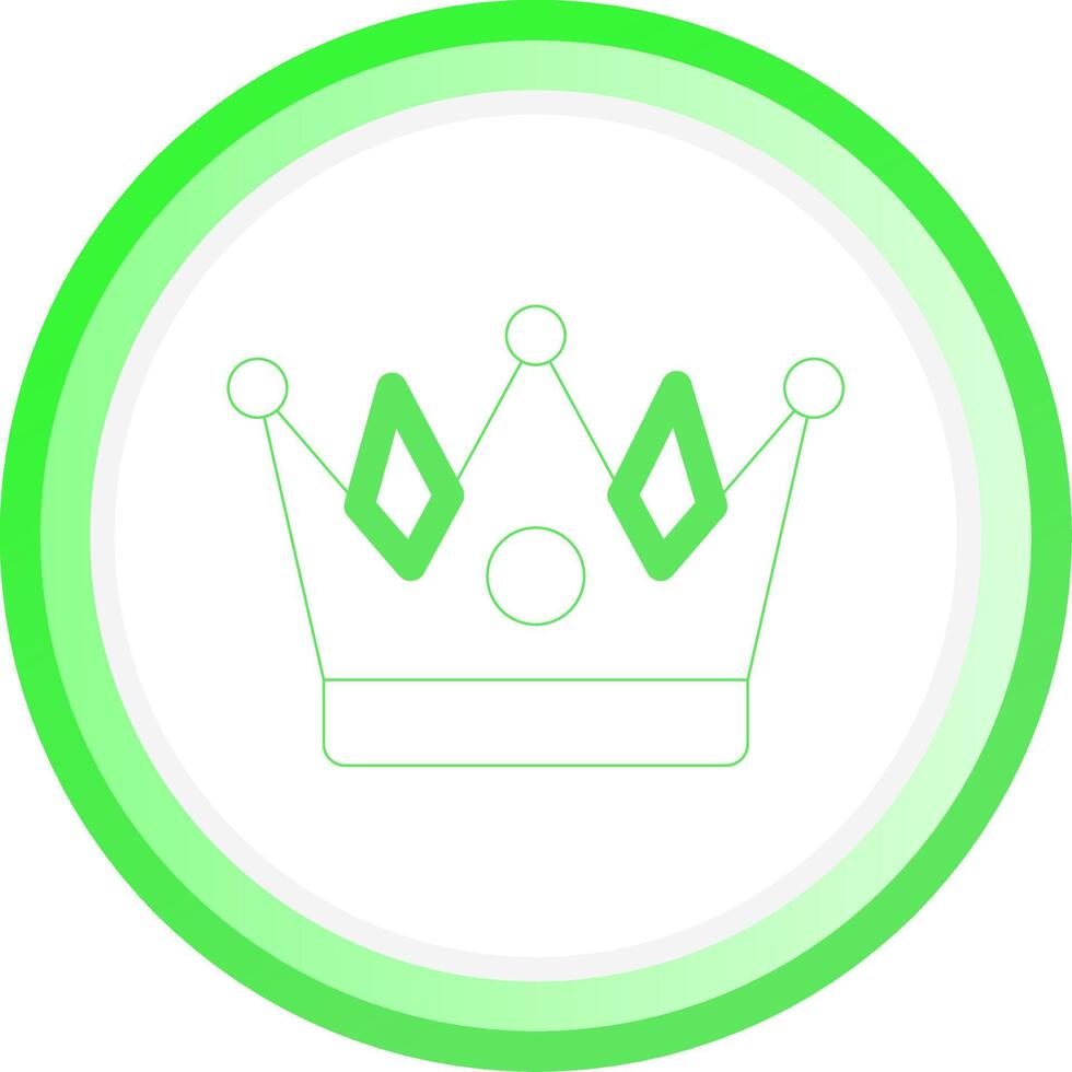 Tiara kreatives Icon-Design vektor