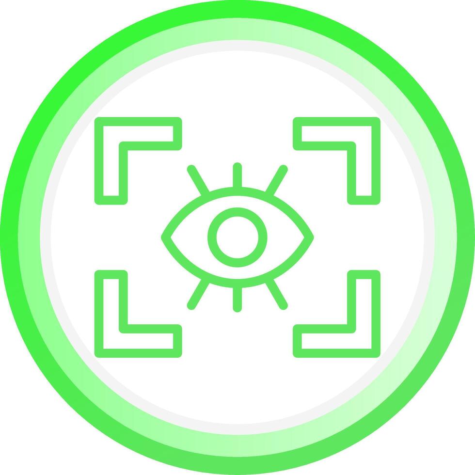 Auge kreatives Icon-Design vektor