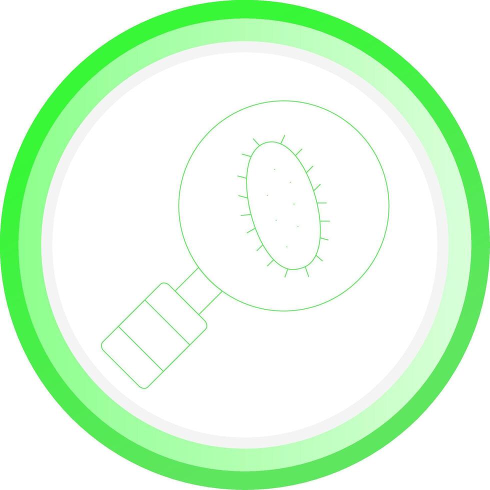 bakterie kreativ ikon design vektor