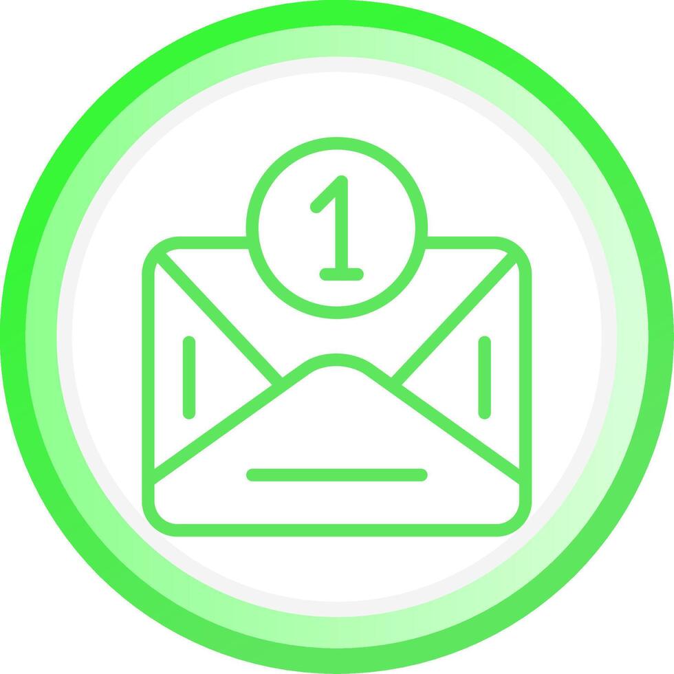 E-Mail kreatives Icon-Design vektor