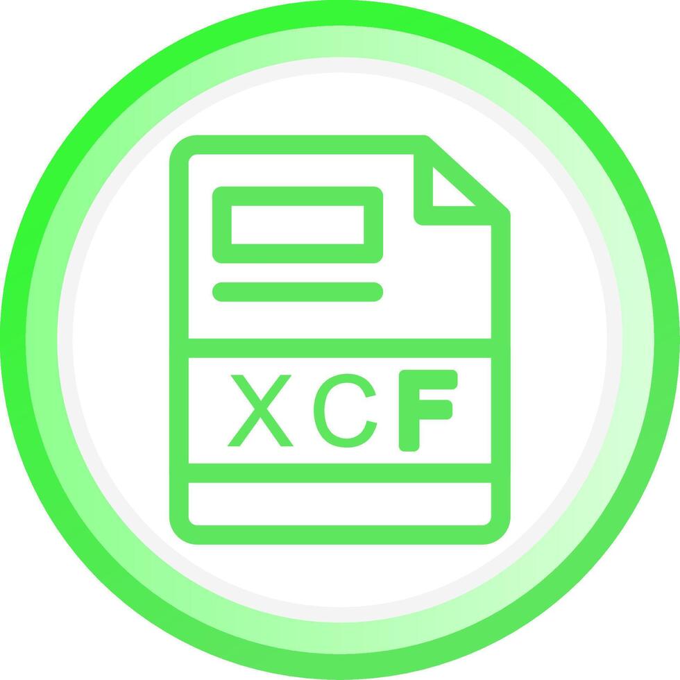 xcf kreativ Symbol Design vektor