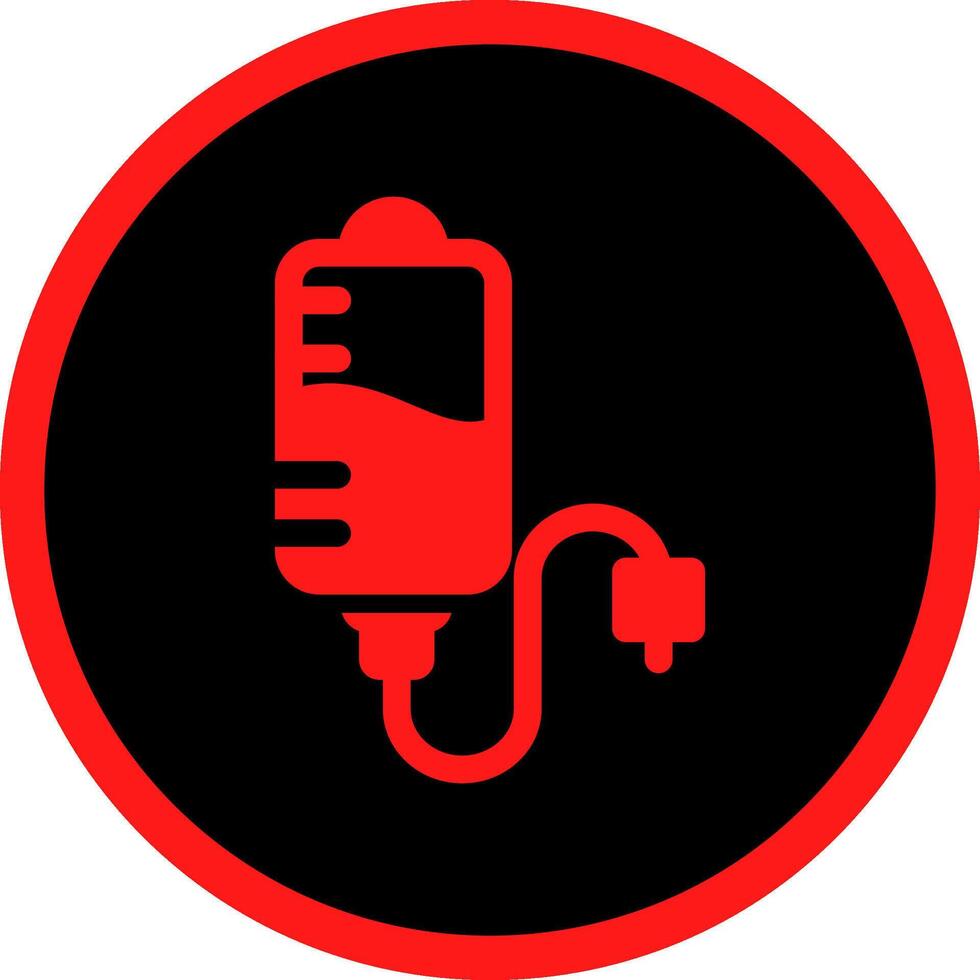 Transfusion kreatives Icon-Design vektor