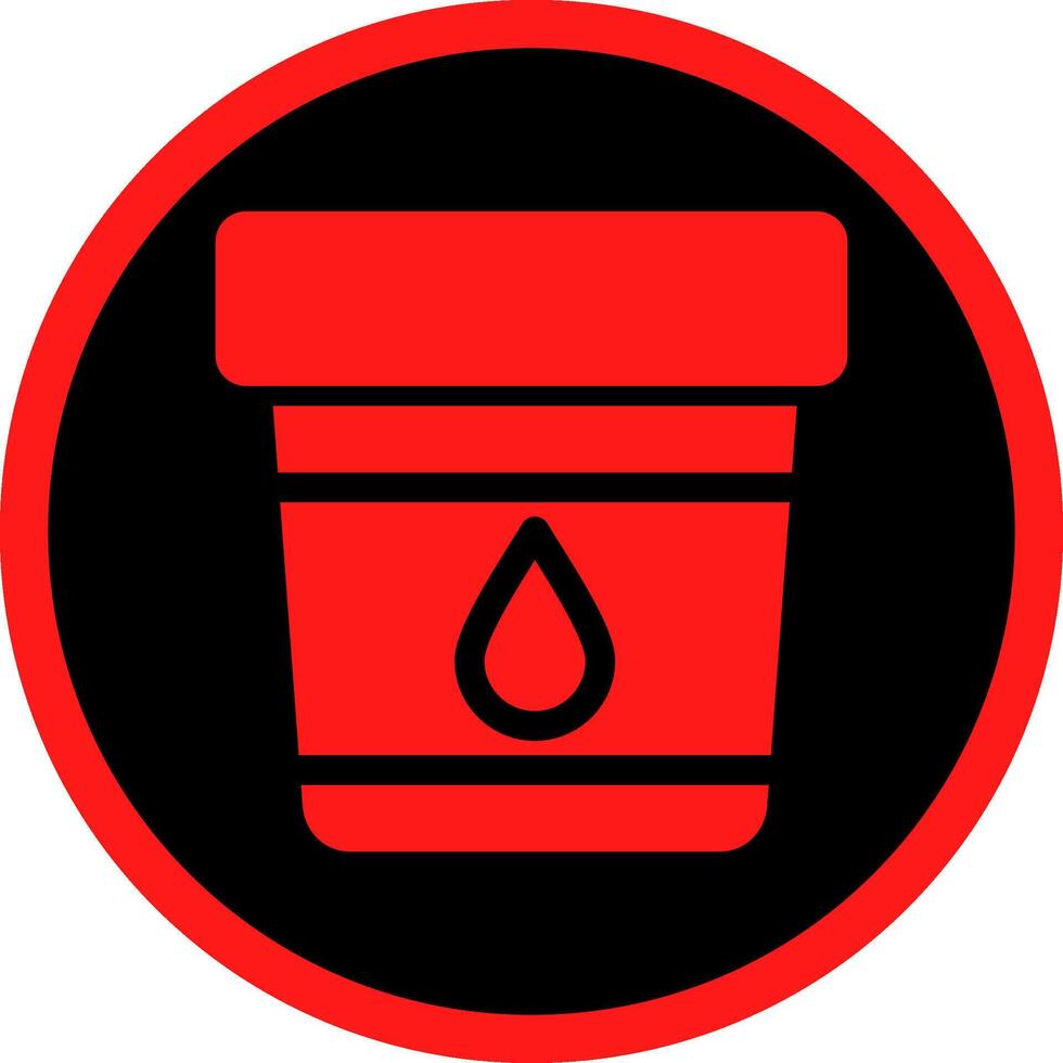 Urinprobe kreatives Icon-Design vektor