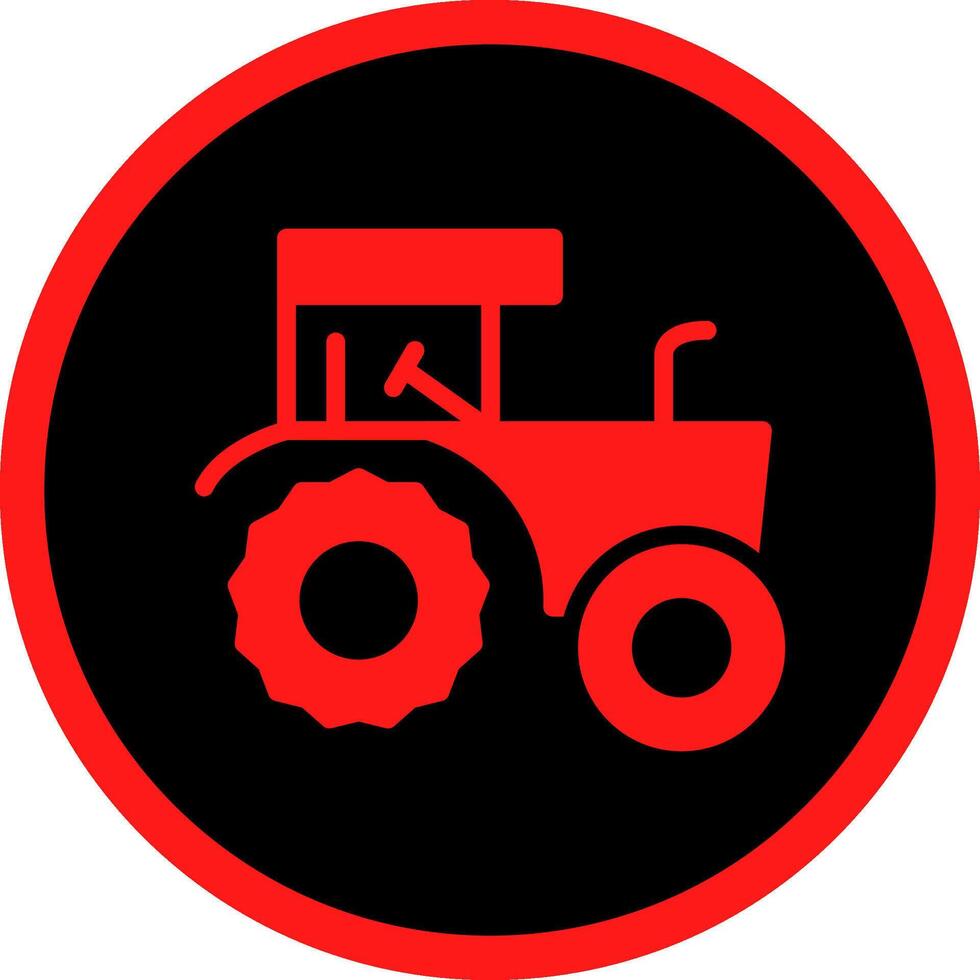 Traktor kreatives Icon-Design vektor