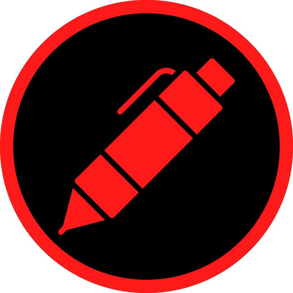 Stift kreatives Icon-Design vektor