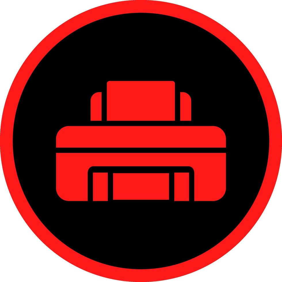 Drucker kreatives Icon-Design vektor