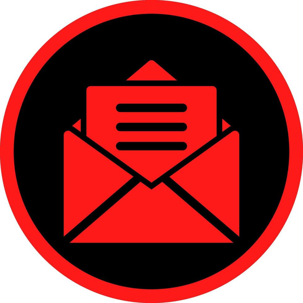 E-Mail kreatives Icon-Design vektor