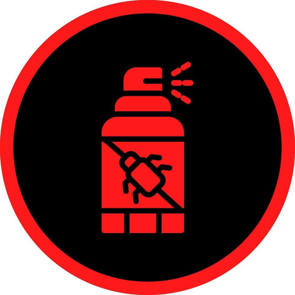 Sprühflasche kreatives Icon-Design vektor